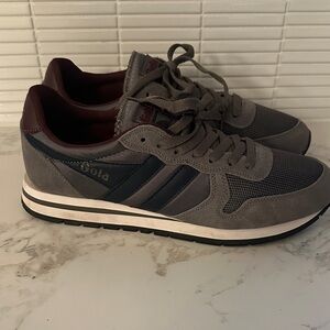 Gola Men's Gray and Navy Sneakers